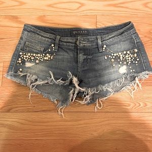 Mini jean shorts
